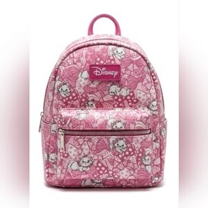 Disney Bioworld Marie Aristocats Mini Backpack Pink And White